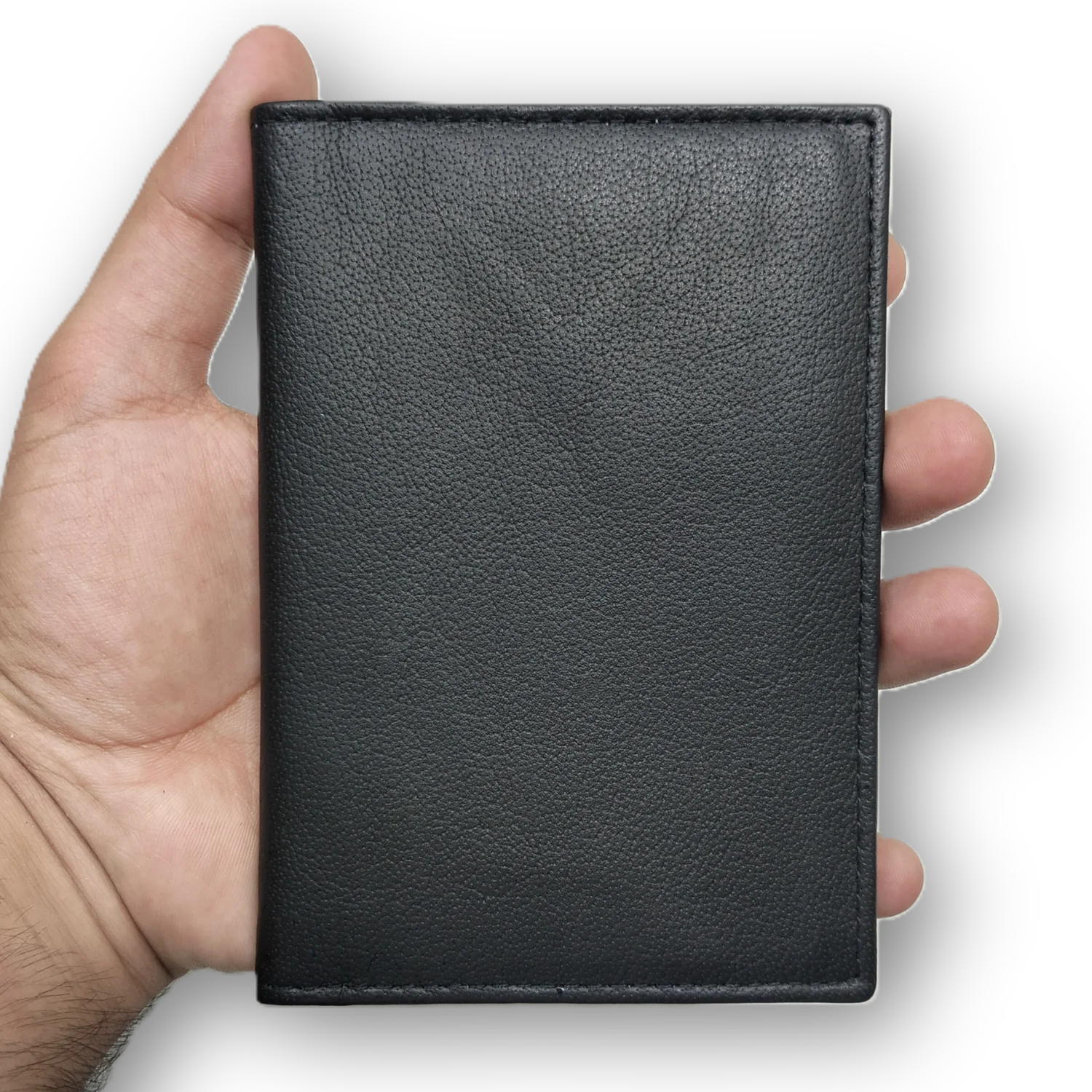 Genuine Leather Passport Holder Wallet – Slim Travel Organizer - Image 2